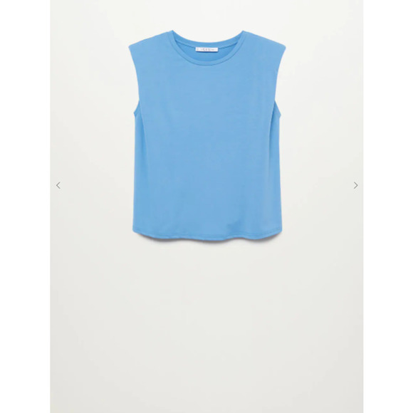 #16 Mango Padded shoulders t-shirt - Picture 8 of 10